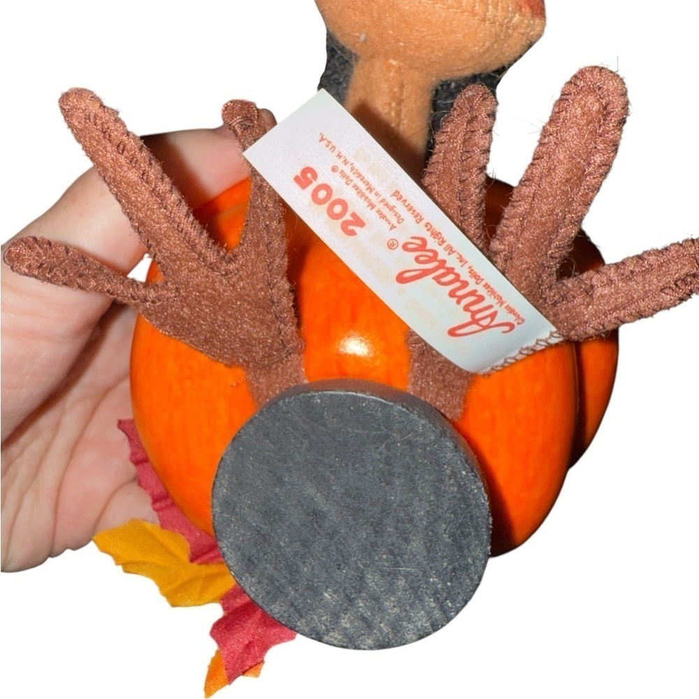 Annalee 5” Turkey Pumpkin Figurine 🦃🎃 (2005) Thanksgiving Collectible - Picture 8 of 9